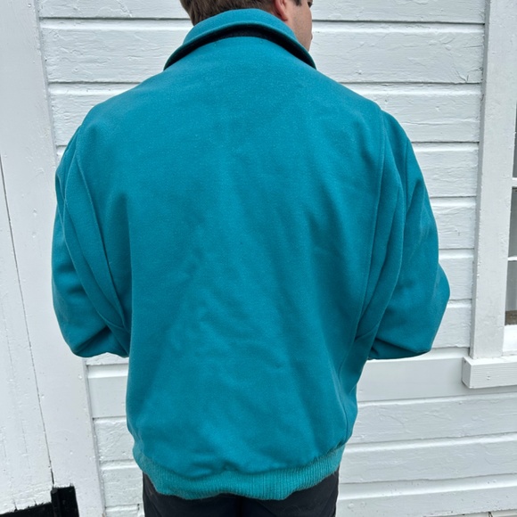 Vintage Woolrich Turquoise Wool Jacket - Picture 3 of 5
